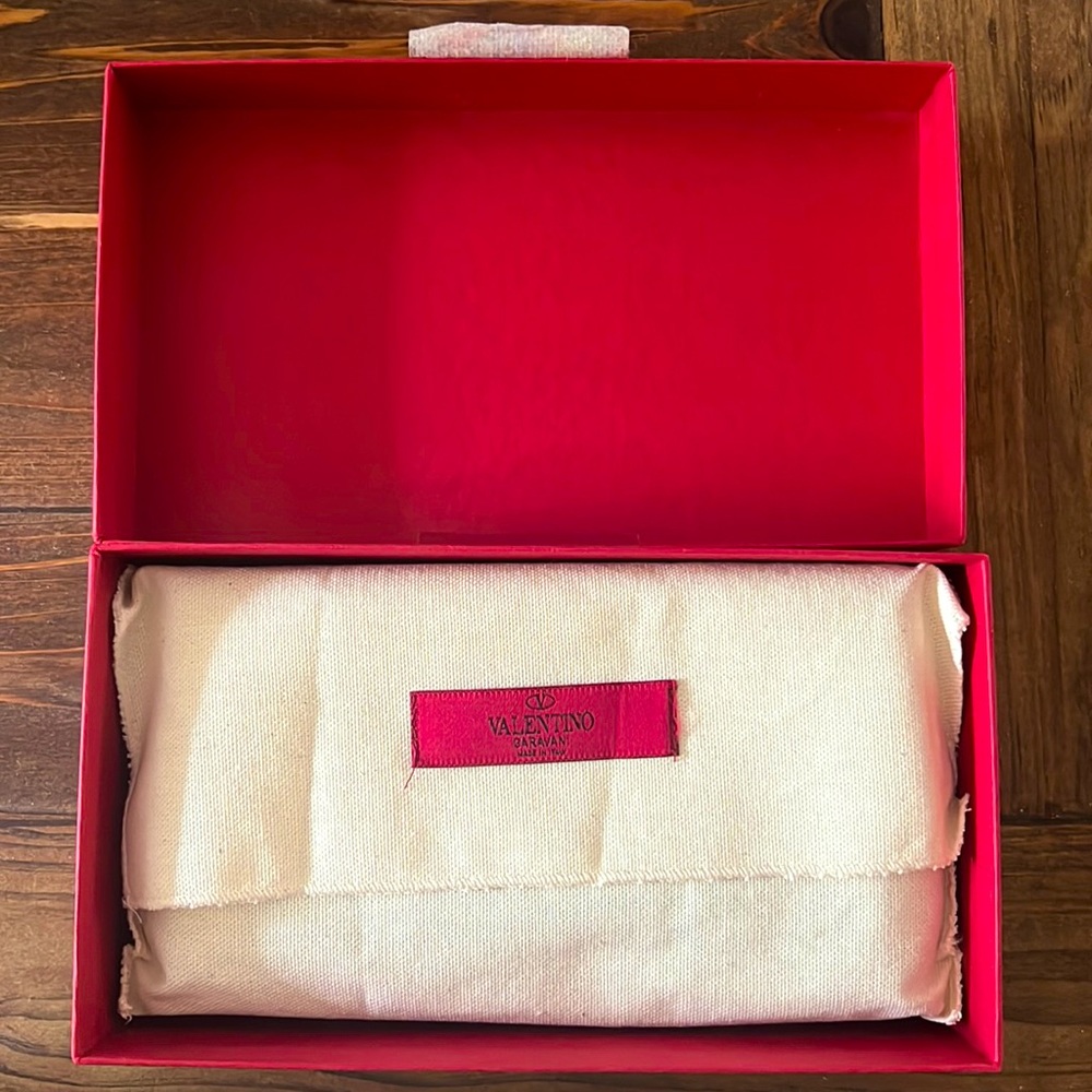 Valentino Leather Continental Wallet